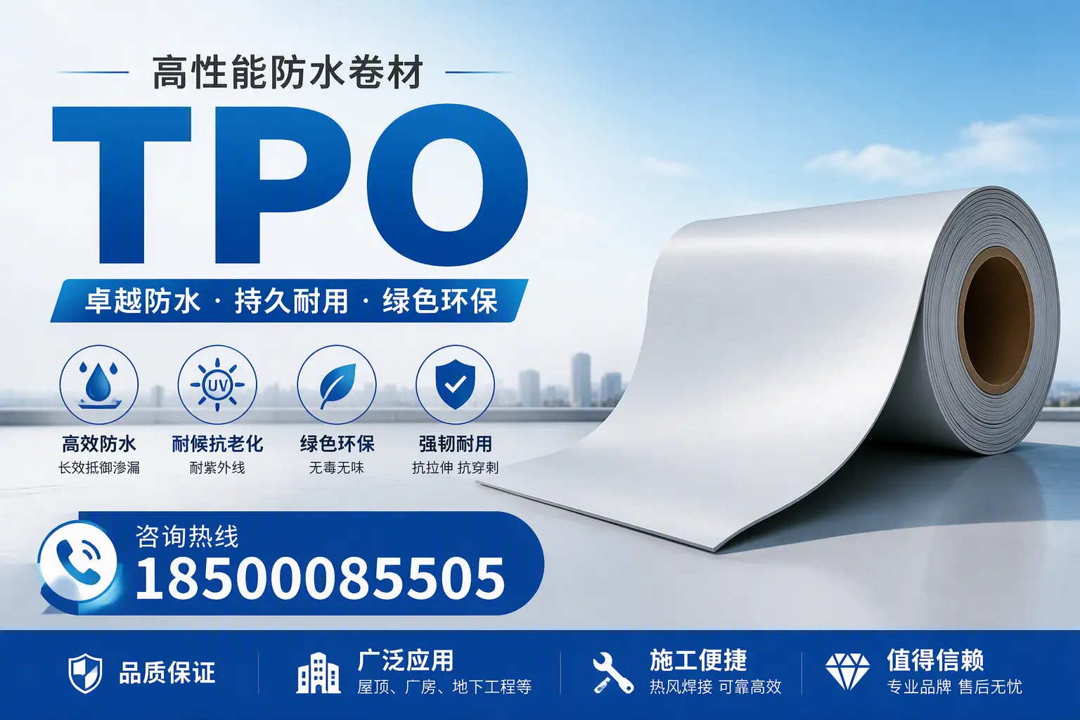 TPO材料的环保特性及其在昆明的应用
