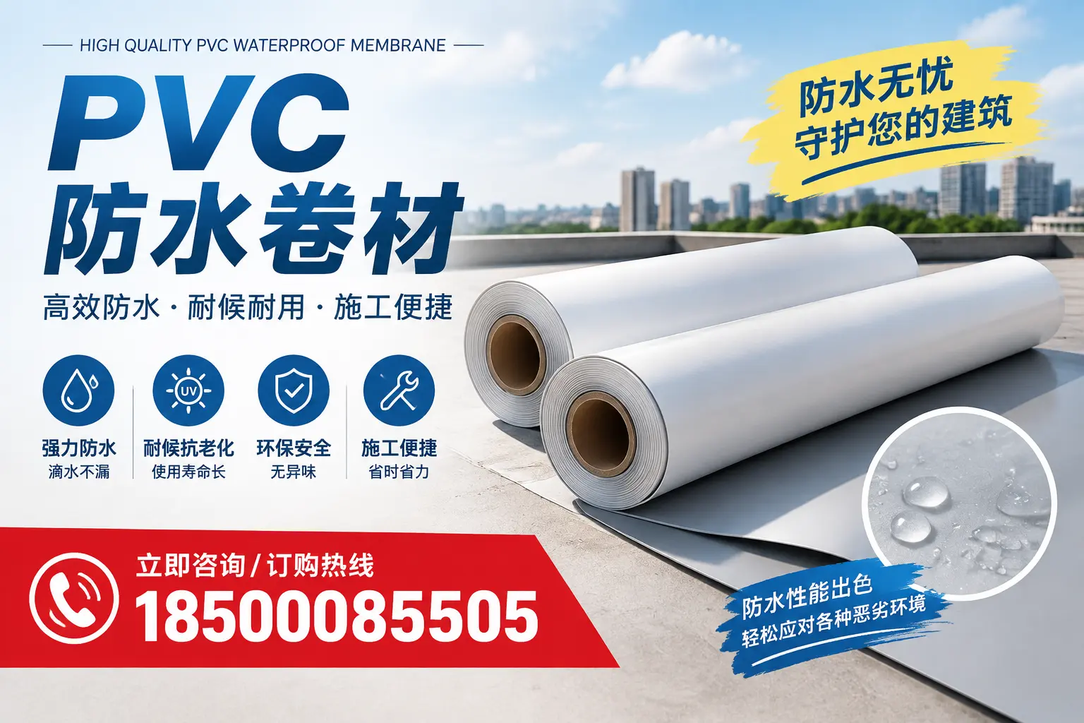 如何正确储存PVC防水卷材？昆明用户的实用建议