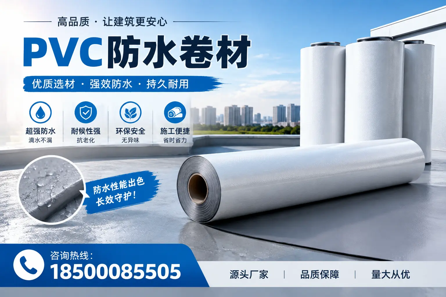 PVC防水卷材施工过程详解,确保在昆明顺利完成项目