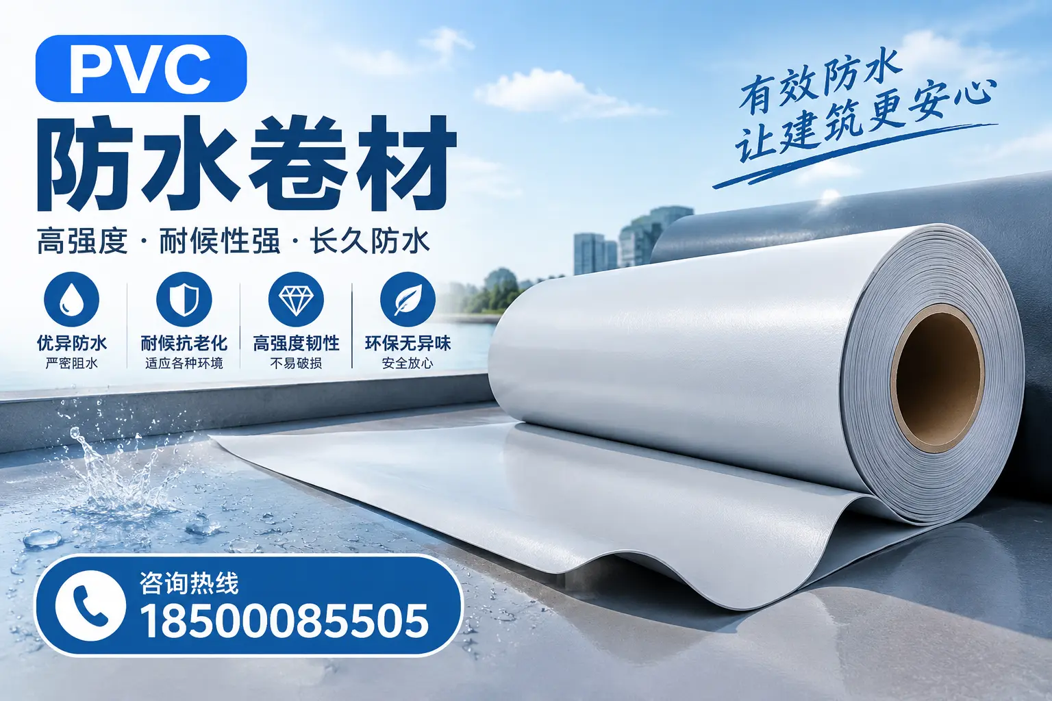 PVC防水卷材的环保特性与可持续发展探讨昆明