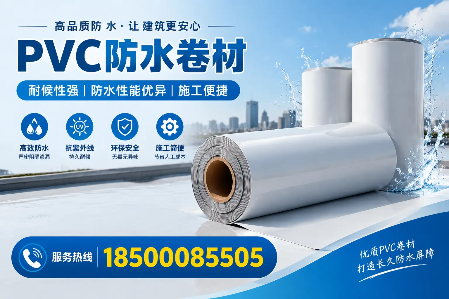 如何评估昆明的pvc防水卷材质量?